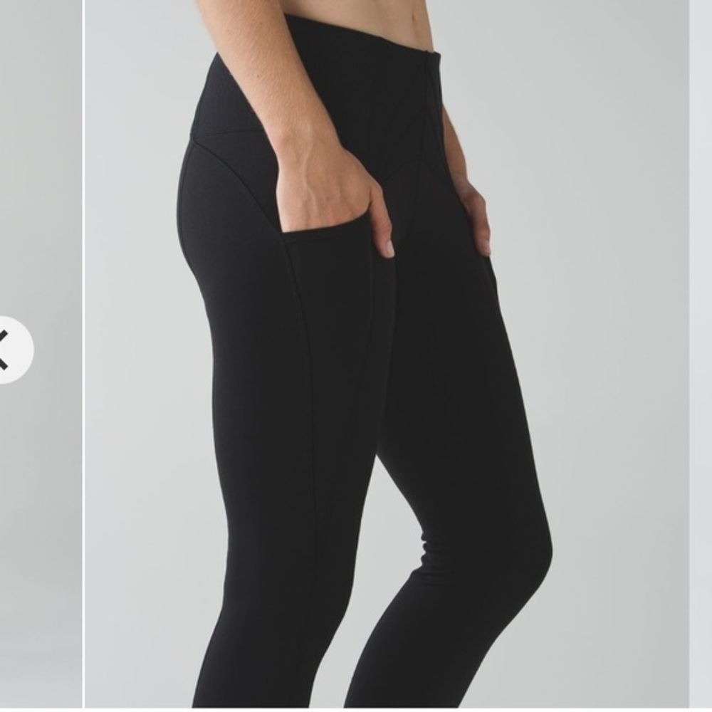 Lululemon‎ exquisite crop high rise black 2 - Picture 3 of 15
